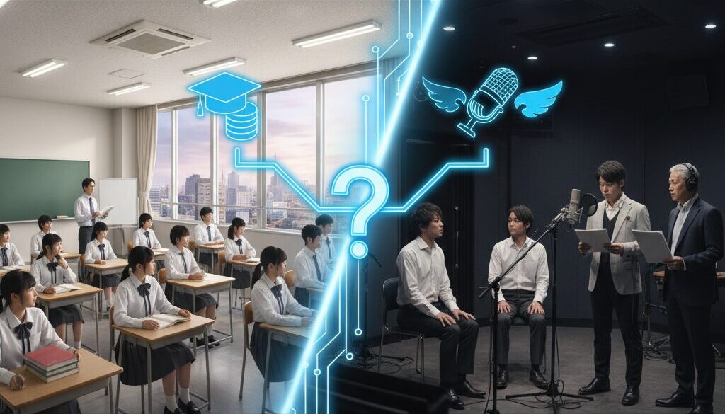 声優専門学校と養成所、どっちがいい?