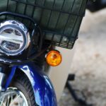 新聞配達バイク