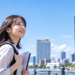 福岡で声優養成所への通学をイメージする日本人の若者