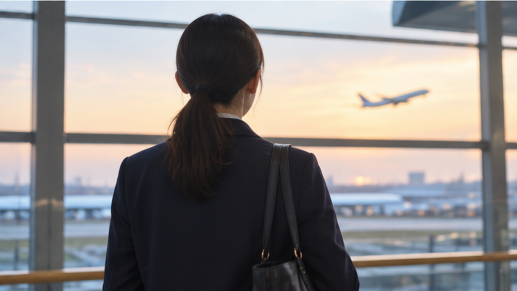 声優養成所の修了後に次の進路へ進む日本人女性のイメージ